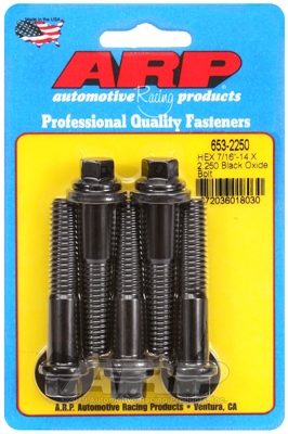 5F5D1546-0713-B16F-1D7E-56DDAAB4A93E "7/16""-14 X 2.250 hex black oxide bolts" (5pcs) - Image 1