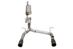 Corsa Cat-Back 2.75" Dual Rear Dual Outlet 4" Wrangler 07-18