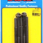 "5/16""-24 x 3.250 hex black oxide bolts" (5pcs)