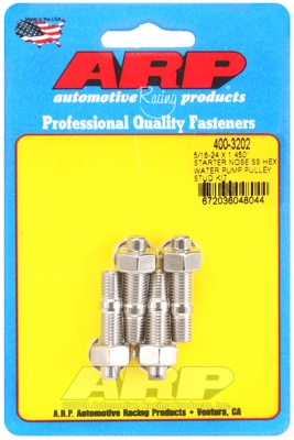 6113FAED-7C38-3280-9D6B-0A743723620A ARP 5/16-24x1.450 starter nose SS hex WP pulley stud kit - Image 1