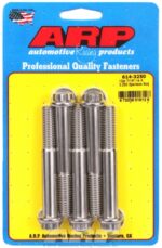 "7/16""-14 X 3.250 12pt 1/2 wrenching SS bolts" (5pcs) - Image 2