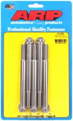 "7/16""-14 X 5.000 12pt 1/2 wrenching SS bolts" (5pcs) - Image 2