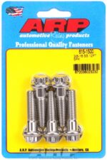 "3/8""-16 x 1.500 12pt 7/16 wrenching SS bolts" (5pcs) - Image 2
