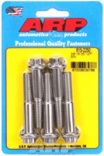"3/8""-16 x 2.250 12pt 7/16 wrenching SS bolts" (5pcs) - Image 2
