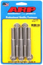 "7/16""-14 X 3.250 12pt SS bolts" (5pcs) - Image 2