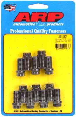 61922C7F-9EA1-72BE-5FBE-E98014D0AC63 Pontiac 7/16 Iron Duke flywheel bolt kit - Image 1