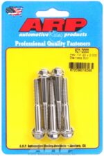 "1/4""-20 x 2.000 hex SS bolts" (5pcs) - Image 2