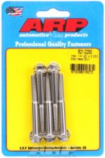 "1/4""-20 x 2.250 hex SS bolts" (5pcs) - Image 2