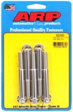 "3/8""-16 x 3.000 hex SS bolts" (5pcs) - Image 2