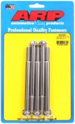 "3/8""-16 x 5.000 hex SS bolts" (5pcs) - Image 2