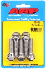 "7/16""-14 X 1.500 hex 1/2 wrenching SS bolts" (5pcs) - Image 2