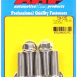 "7/16""-20 x 1.250 hex SS bolts" (5pcs)