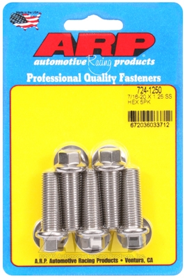 62444191-1C13-D017-A9A1-178113DB2D57 "7/16""-20 x 1.250 hex SS bolts" (5pcs) - Image 1