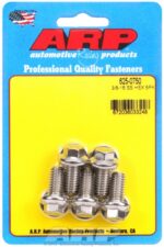 "3/8""-16 x 0.750 hex 7/16 wrenching SS bolts" (5pcs) - Image 2