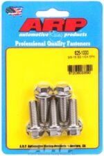 "3/8""-16 x 1.000 hex 7/16 wrenching SS bolts" (5pcs) - Image 2