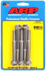 "3/8""-16 x 3.250 hex 7/16 wrenching SS bolts" (5pcs) - Image 2