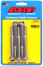 "3/8""-16 x 3.500 hex 7/16 wrenching SS bolts" (5pcs) - Image 2