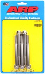 "3/8""-16 x 4.000 hex 7/16 wrenching SS bolts" (5pcs) - Image 2
