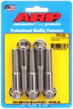 "7/16""-14 X 2.250 hex SS bolts" (5pcs) - Image 2
