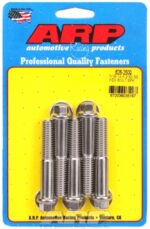 "7/16""-14 X 2.500 hex SS bolts" (5pcs) - Image 2