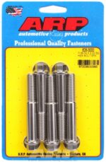 "7/16""-14 X 3.000 hex SS bolts" (5pcs) - Image 2