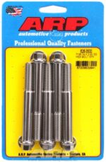 "7/16""-14 X 3.500 hex SS bolts" (5pcs) - Image 2