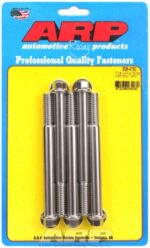 "7/16""-14 X 4.750 hex SS bolts" (5pcs) - Image 2