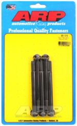 M8 x 1.25 x 100 hex black oxide bolts (5pcs)