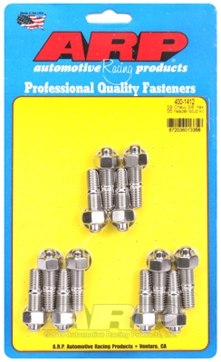 63DED368-5C0D-E001-2E84-263CC6705CF1 "SB Chevy 3/8"" hex SS header stud kit" - Image 1