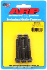 "1/4""-20 x 1.750 12pt black oxide bolts" (5pcs) - Image 2