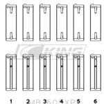 King Main Bearing Shell VAG AAB, AEU, APL, AAF, NG, RT, JS