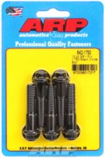 "3/8""-16 x 1.750 12pt black oxide bolts" (5pcs) - Image 2