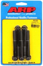 "3/8""-16 x 3.000 12pt black oxide bolts" (5pcs) - Image 2