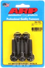 "3/8""-16 x 1.500 12pt 7/16 wrenching black oxide bolts"5pcs - Image 2