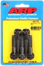 "3/8""-16 x 1.750 12pt 7/16 wrenching black oxide bolts"5pcs - Image 2