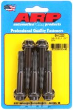 "3/8""-16 x 2.250 12pt 7/16 wrenching black oxide bolts"5pcs - Image 2