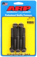 "3/8""-16 x 2.750 12pt 7/16 wrenching black oxide bolts"5pcs - Image 2