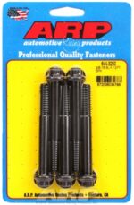 "3/8""-16 x 3.250 12pt 7/16 wrenching black oxide bolts"5pcs - Image 2