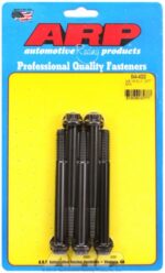 "3/8""-16 x 4.000 12pt 7/16 wrenching black oxide bolts"5pcs - Image 2