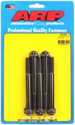 "7/16""-14 X 4.000 12pt 1/2 wrenching black oxide bolts"5pcs - Image 2