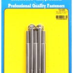 "5/16""-24 x 4.250 hex SS bolts" (5pcs)