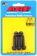 "1/4""-20 X 1.250 hex black oxide bolts" (5pcs) - Image 2