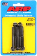 "1/4""-20 X 2.250 hex black oxide bolts" (5pcs) - Image 2