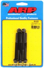 "1/4""-20 X 3.000 hex black oxide bolts" (5pcs) - Image 2