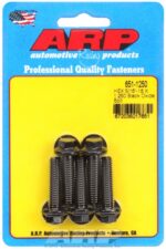 "5/16""-18 X 1.250 hex black oxide bolts" (5pcs) - Image 2