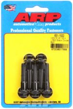 "5/16""-18 X 1.500 hex black oxide bolts" (5pcs) - Image 2