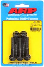 "5/16""-18 X 1.750 hex black oxide bolts" (5pcs) - Image 2
