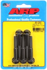 "5/16""-18 X 2.000 hex black oxide bolts" (5pcs) - Image 2