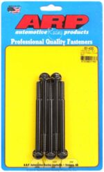 "5/16""-18 X 4.000 hex black oxide bolts" (5pcs) - Image 2