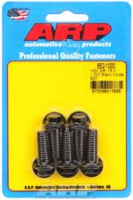 "3/8""-16 X 1.000 hex black oxide bolts" (5pcs) - Image 2